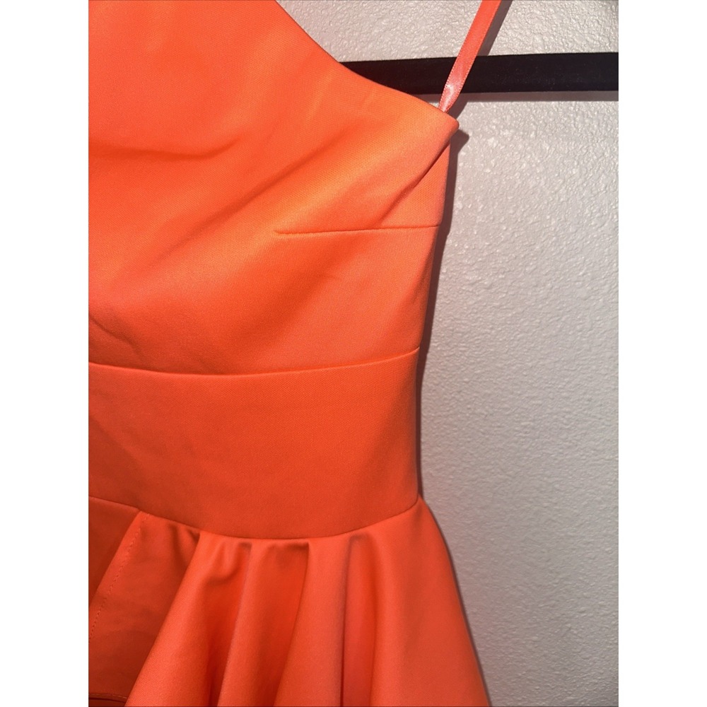 Jonathan Sugar Keyne Halter Neck‎ Jumpsuit Flared Leg Draped Ruffled Detail Sz 6 - Picture 7 of 16